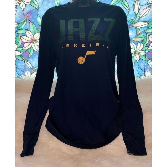 Utah Jazz Shirt Adult Small Blue Long Sleeve - Size Small - Picture 4 of 5
